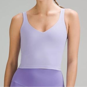 lululemon align tank size 6 - lilac smoke